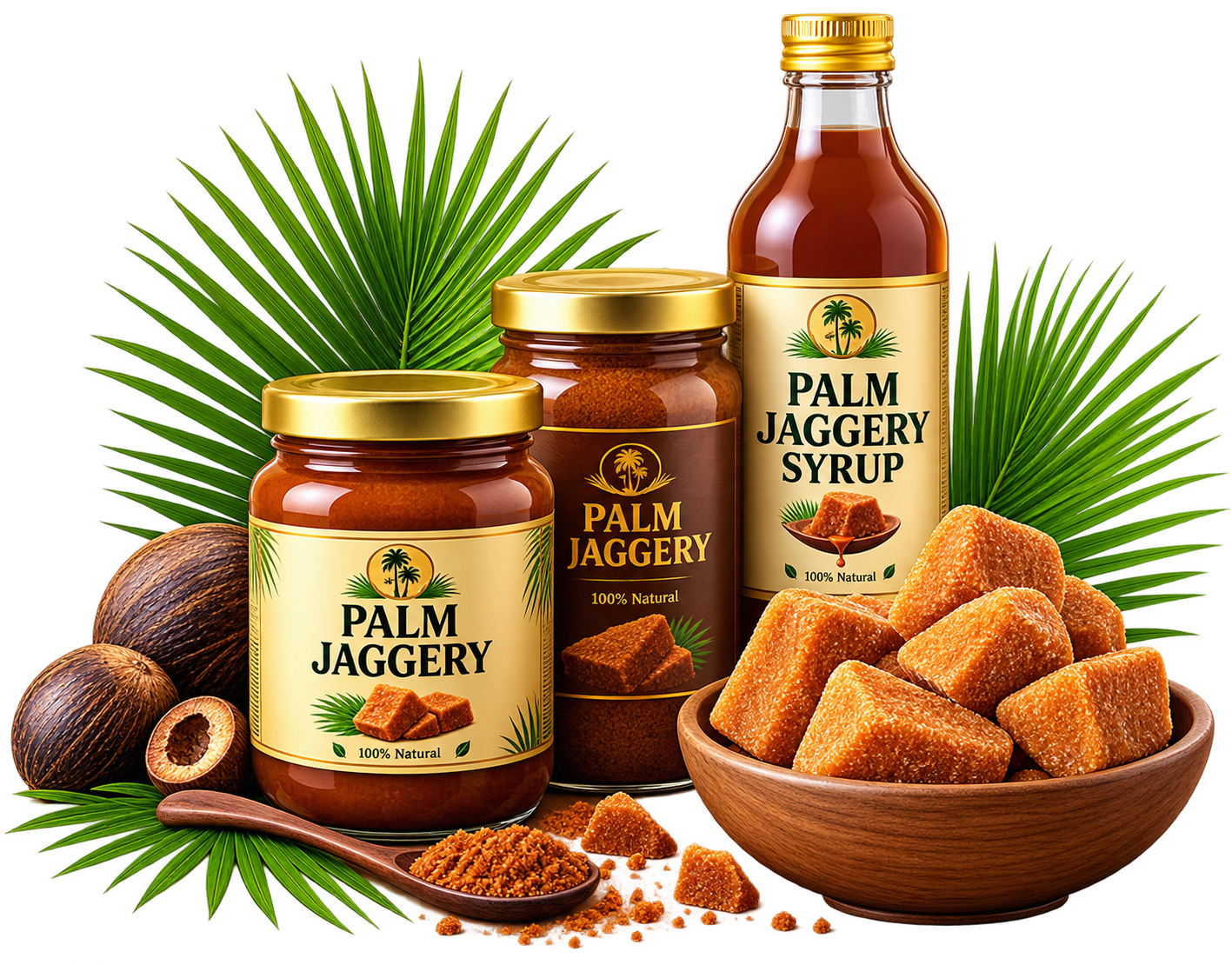 Palm jaggery products
